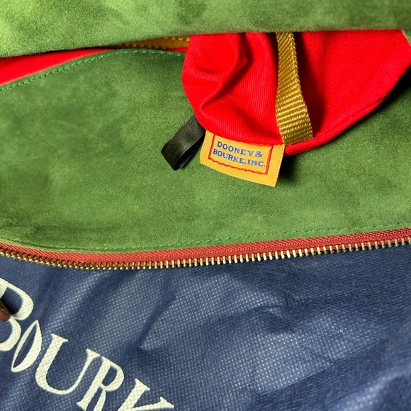 Dooney & Bourke Italian Florentine Leather Large Satchel Bag Natural - Picture 8 of 16